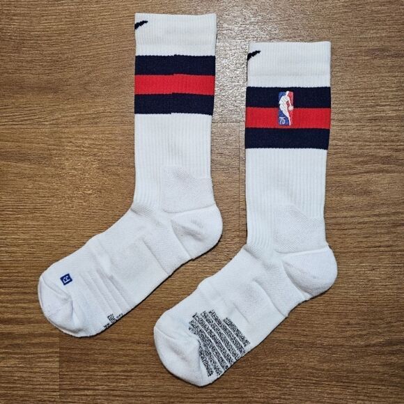 Nike NBA 75th Anniversary United States USA Basketball Socks Team Issued Large L - Picture 1 of 10